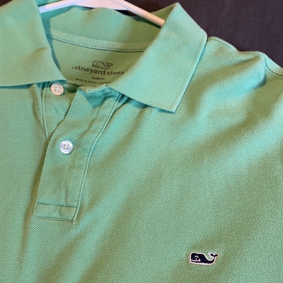 Vineyard Vines Men’s sz. Large Polo - green - Picture 4 of 5